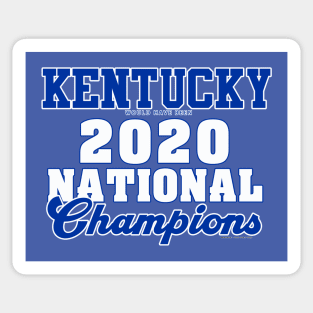 Kentucky NCAA 2020 Champs Sticker